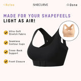🎉LAST DAY SALE -70% OFF⚡Front Closure Cross-Back Wireless Posture Bra