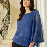 Chiffon Floral Layered Blouse