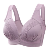 🎁BUY 1 GET 2 FREE⏳Front Button Breathable Skin-Friendly Cotton Bra