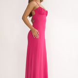 ESTHER MAXI DRESS - FUCHSIA