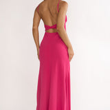 ESTHER MAXI DRESS - FUCHSIA