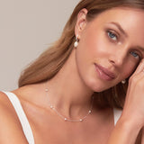 Silver Ten Pearl Choker