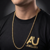 9ct Gold Filled Rope Chain 6mm