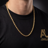 9ct Gold Filled Rope Chain 6mm