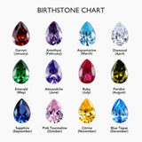 Signature Name and Birthstone Necklace
