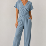 FRESH LABEL | Christina Overslag Jumpsuit