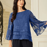 Chiffon Floral Layered Blouse