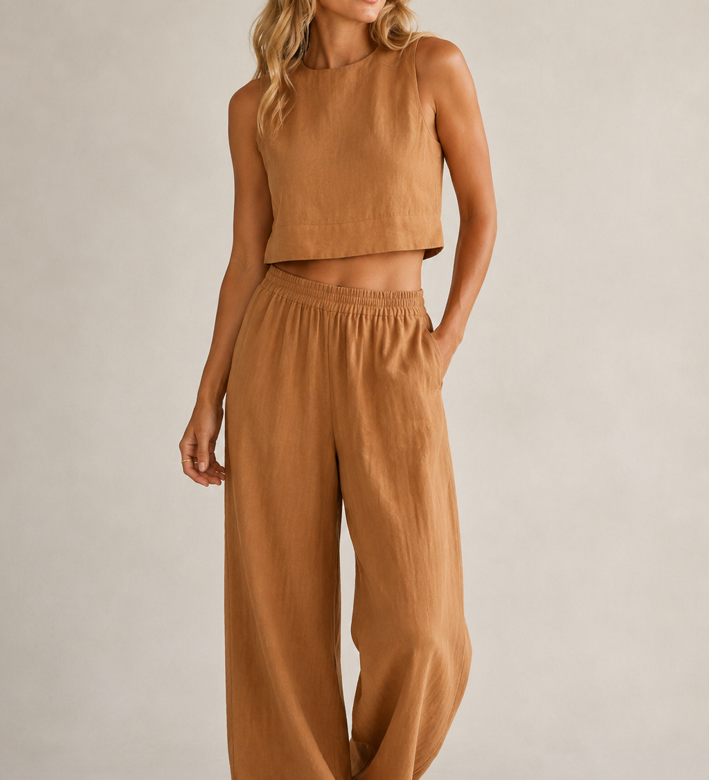 FRESH LABEL | Maya - Katoenen Tweedelige Zomerset