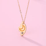 Magnetic Rhinestone Star, Moon & Sun Necklaces (3pc)