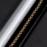 9ct Gold Filled Belcher Bracelet 8mm