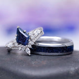 Starry Night Wedding Band in Tungsten Carbide (6mm)