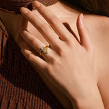 Oval Solitaire Ring