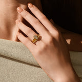 Oval Solitaire Ring