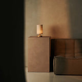 Ben Light Brown Cordless Wooden Table Lamp