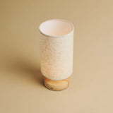 Ben Light Brown Cordless Wooden Table Lamp