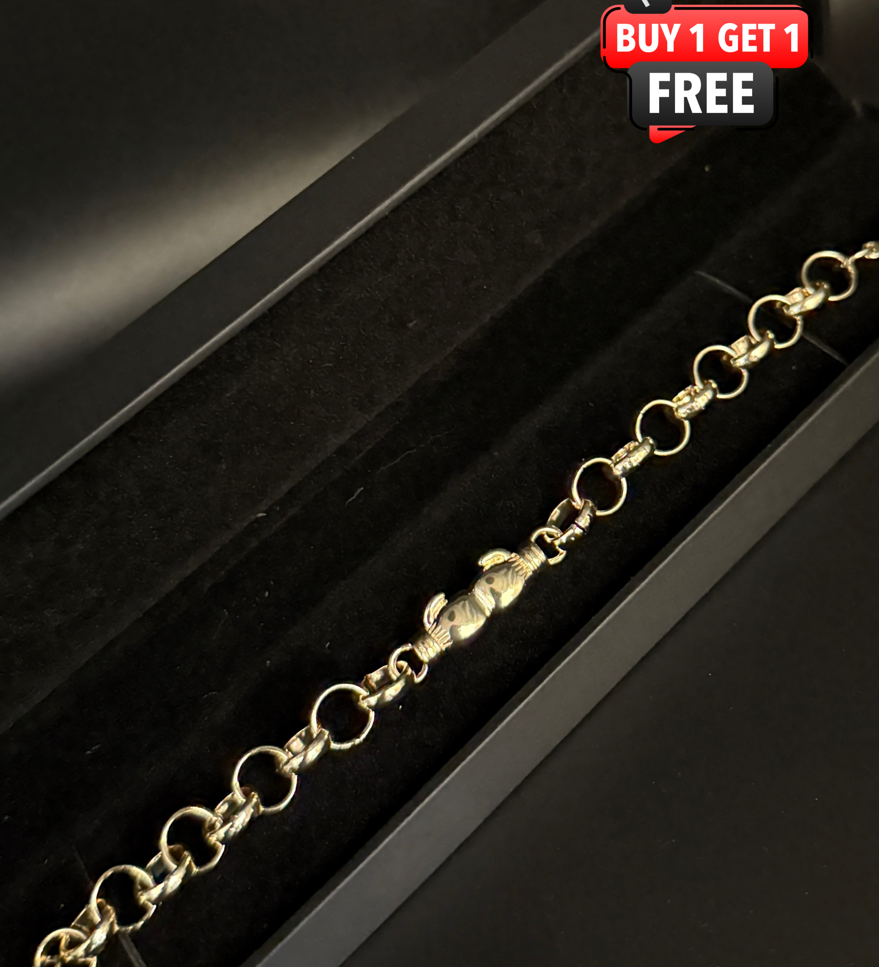 Gold Filled Kids Charm Belcher Bracelets