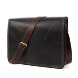Thunder Buffalo Leather Messenger Bag for Men