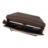 Thunder Buffalo Leather Messenger Bag for Men