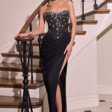 Sarah Gown - Strapless Sheer Corset Dress