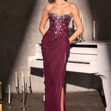 Sarah Gown - Strapless Sheer Corset Dress
