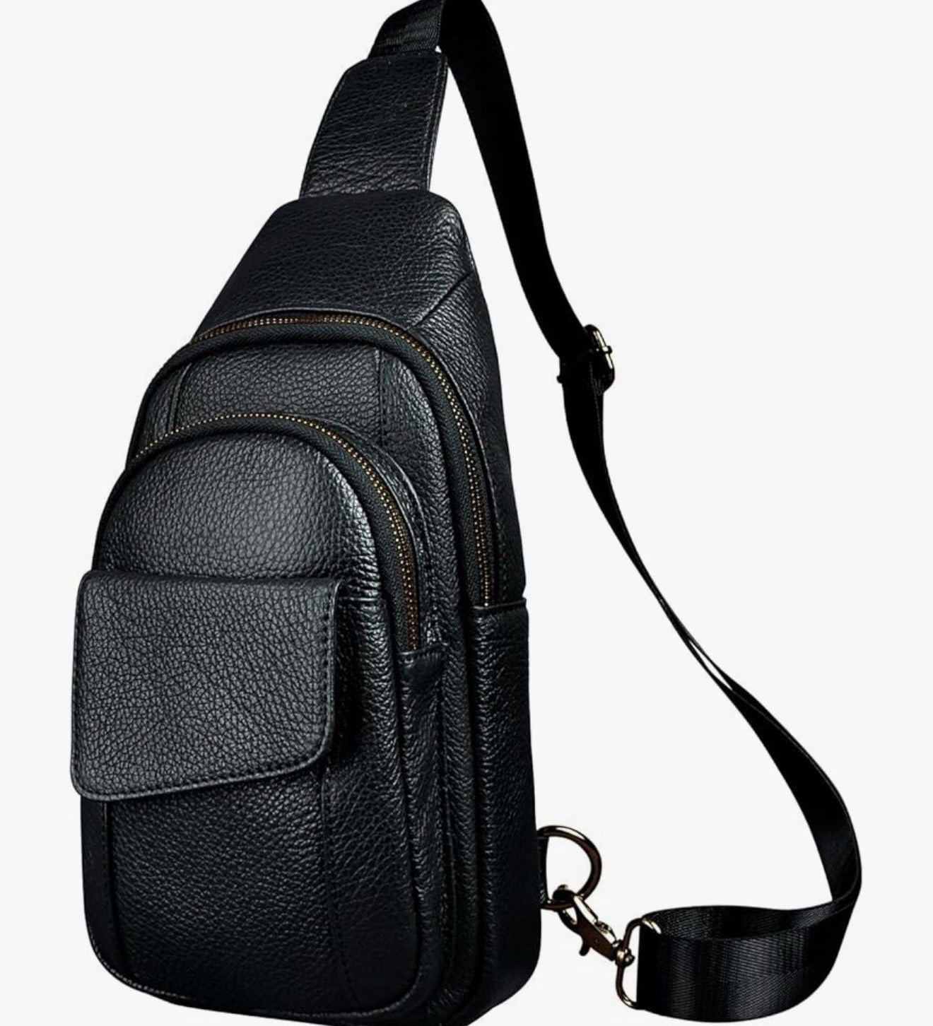 Cali Buffalo Leather Sling Bag