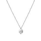 Coin Pearl Pendant Necklace