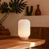 Lilly Light Brown Unique Rechargeable Lamp