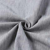 Men's Comfort Solid Sport Casual Grey Short Sleeve Shirt