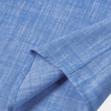 Men's Casual Breathable 100% Cotton Dual Pocket Short Sleeve Collar Shirt
