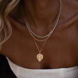 Clio Lion Coin Pendant
