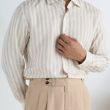 Marini Porto Cervo Striped Linen Shirt