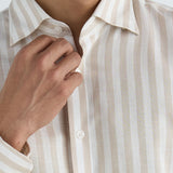 Marini Porto Cervo Striped Linen Shirt