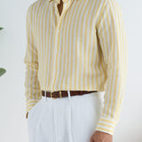Marini Porto Cervo Striped Linen Shirt