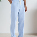 Marini Sorrento Blue Striped Pants