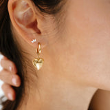 Love Letter Locket Hoops