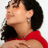 Love Letter Locket Hoops