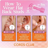 Opal 3mm Flat Back Stud