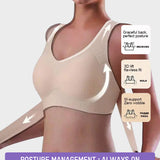 🎉LAST DAY SALE -70% OFF⚡Front Closure Cross-Back Wireless Posture Bra
