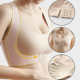 🎉LAST DAY SALE -70% OFF⚡Front Closure Cross-Back Wireless Posture Bra