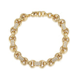 KIDS GOLD 10MM GYPSY LINK BELCHER BRACELET