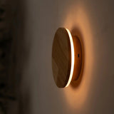 Lou Light Brown Cordless Wall Light