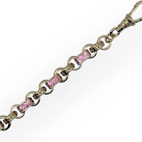 10MM PINK GYPSY LINK BELCHER BRACELET