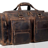 Dean Buffalo Leather Duffel Bag for Men