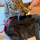 Belted Mimi - Heritage "Broken-In" Leather Black