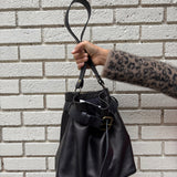 Belted Jane - Heritage "Broken-In" Leather Black