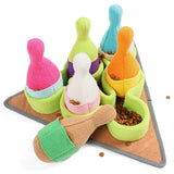 Interactive Bowling Puzzle Dog Enrichment Treat Toy