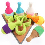 Interactive Bowling Puzzle Dog Enrichment Treat Toy