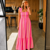 Iris Maxi Dress - Fuchsia