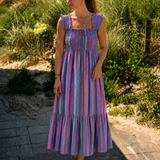 Iris Maxi Dress - Blue