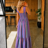 Iris Maxi Dress - Blue